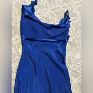 Beautiful blue column dress